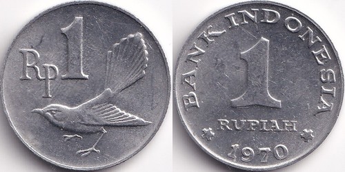 Rupiah 1970 indonesie - rupiah,